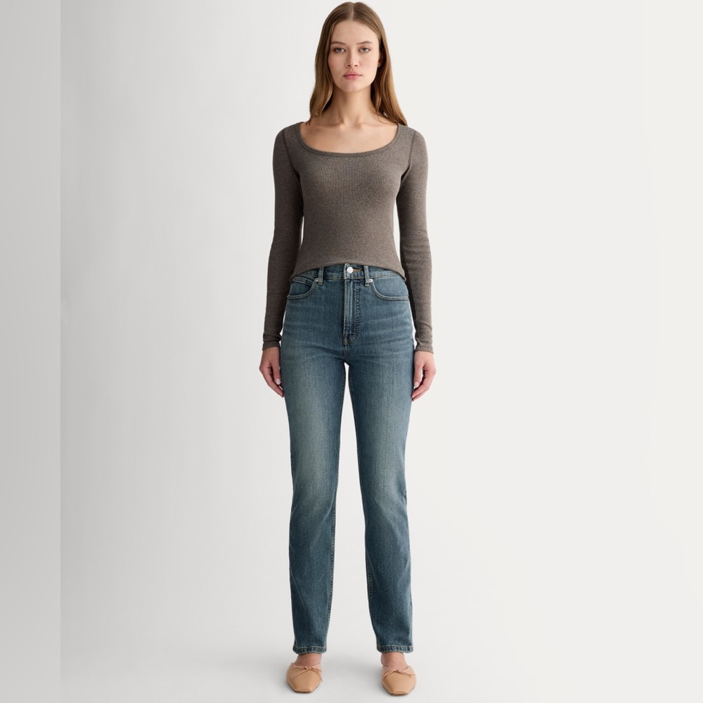 Everlane Way High Slim Jeans